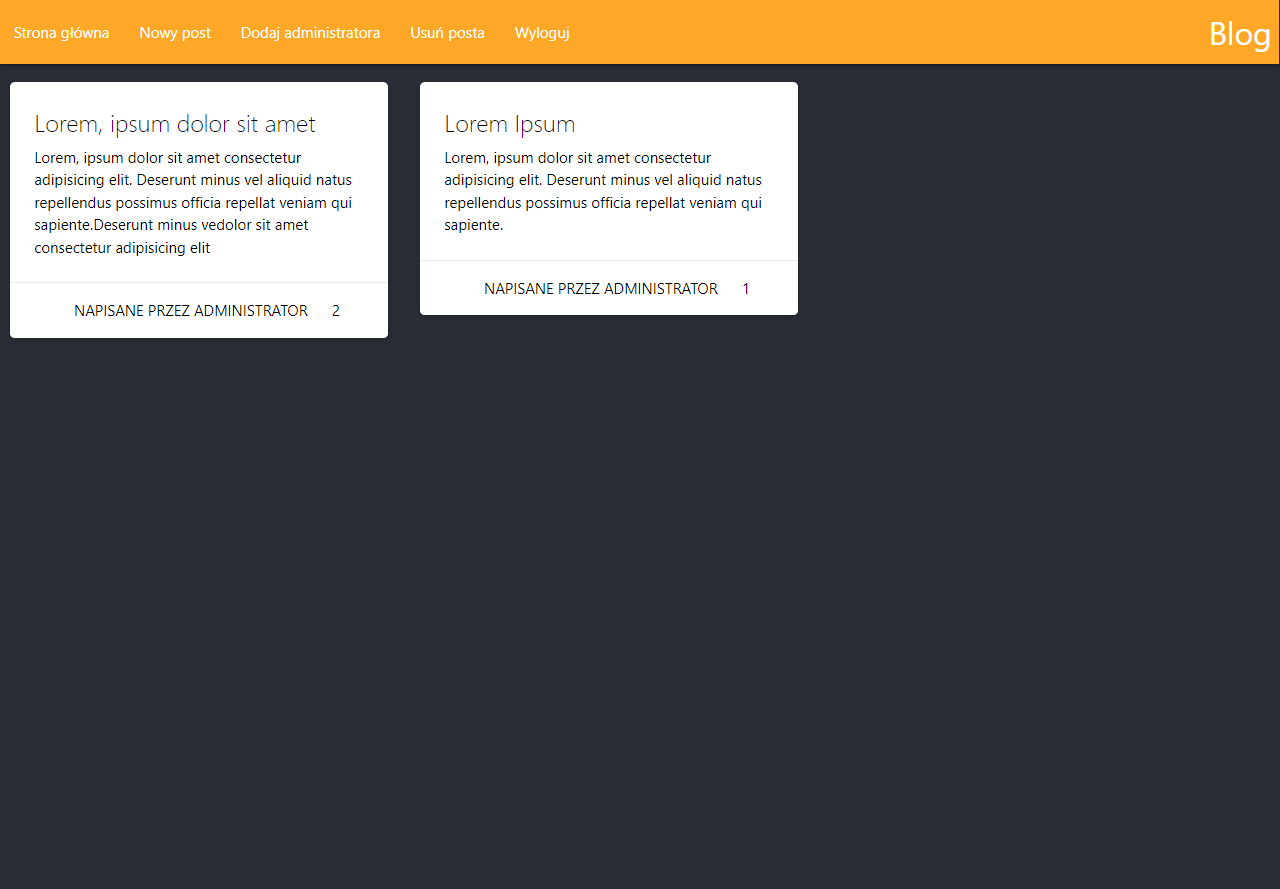 Project screenshot